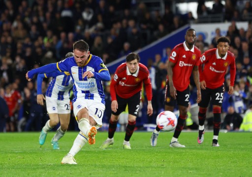 مانشستر يونايتد ينقاد للهزيمة على أرض برايتون في الدوري الإنكليزي