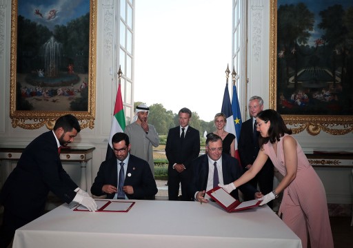 إطلاق مجلس الأعمال الإماراتي ـ الفرنسي بحضور قادة البلدين