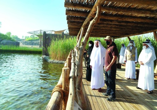 سلطان القاسمي يطّلع على سفاري الشارقة ويعتمد مجموعة من المشاريع والإضافات