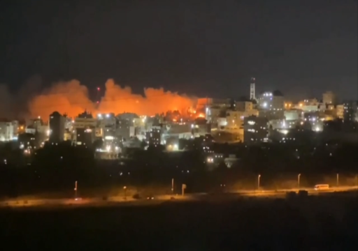 اندلاع حريق كبير قرب قاعدة عسكرية إسرائيلية شرقي القدس‎