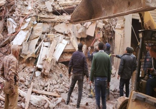 انتشال أربع جثث إثر انهيار عقار جنوبي مصر