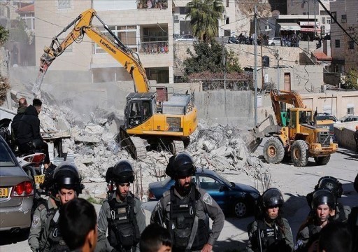 جيش الاحتلال يهدم شقة سكنية لأسير فلسطيني شمالي الضفة