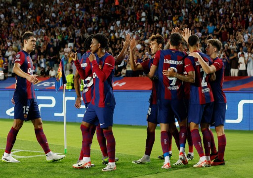 انتصارات كبيرة لبرشلونة ومانشستر سيتي وسان جيرمان في دوري أبطال أوروبا