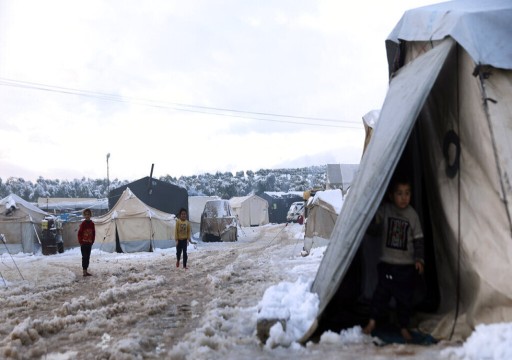 منظمة "كير": وفاة ثلاثة  أطفال سوريين بسبب البرد القارس