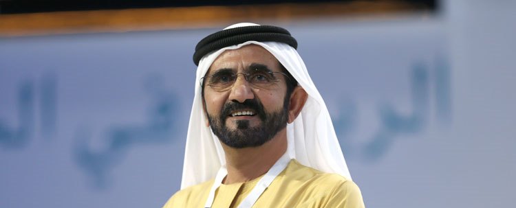 محمد بن راشد يحضر مأدبة غداء لمواطن قطري