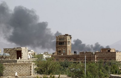 انفجار عنيف يهز مبنى الأمن السياسي اليمني في عدن