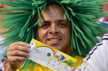 "فيفا" تعلن عن توفر تذاكر لمباريات مونديال البرازيل