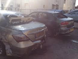 إحراق سيارتين تابعتين لقنصلية سعودية في مصر