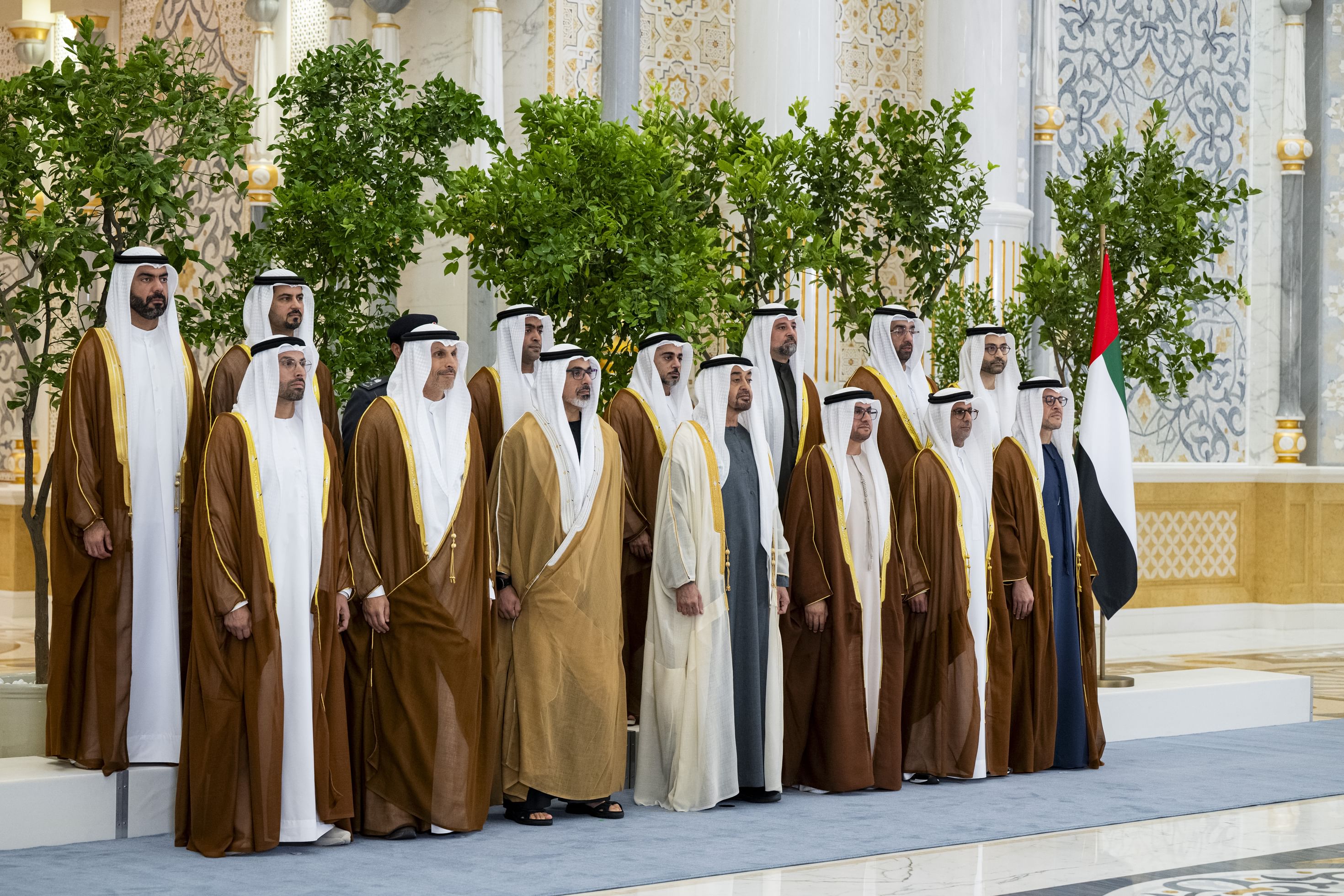 أعضاء "تنفيذي أبوظبي" الجدد يؤدون اليمين أمام رئيس الدولة وخالد بن محمد